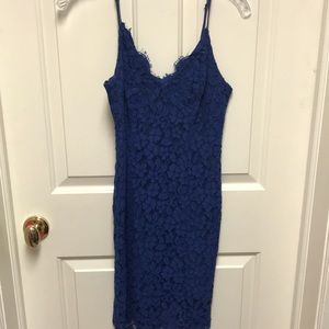 Lulu’s Royal Blue Lace Dress